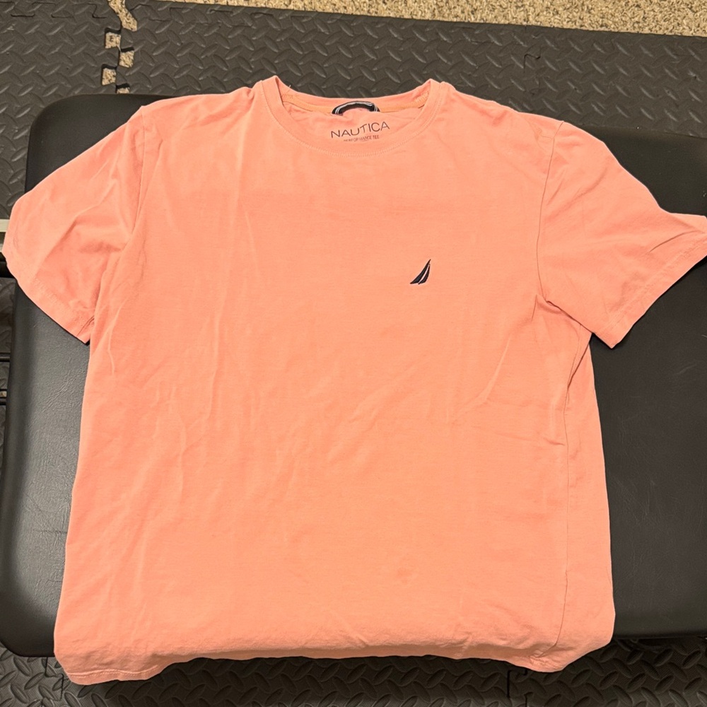 Nautica Men’s Coral Short-Sleeve Crewneck T-Shirt